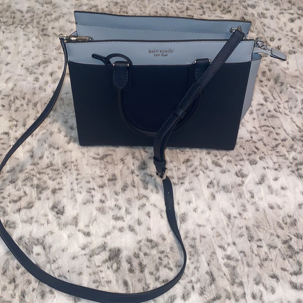Kate Spade Blue Purse Satchel NWOT - Picture 2 of 14